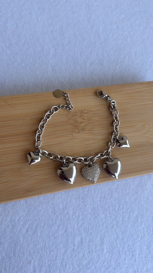 Bracciale cuori sonaglio