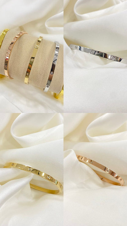 Bracciale lux con brillantini