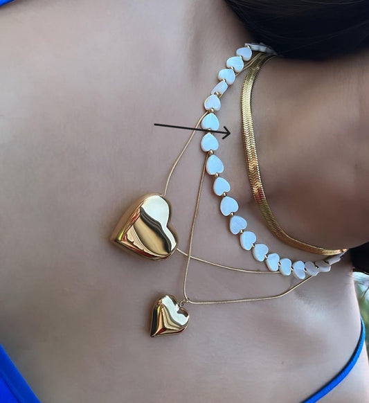 Collana snake doppia