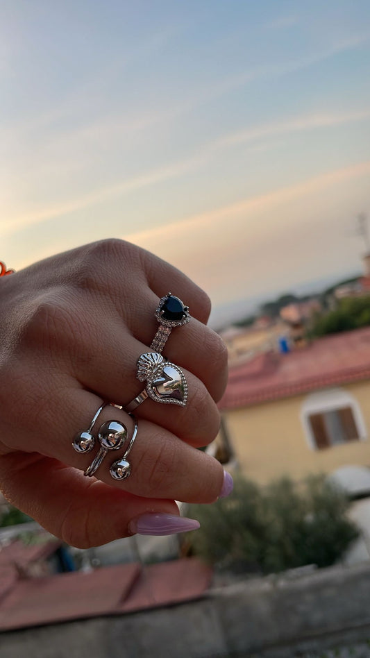 Anello cuore sacro