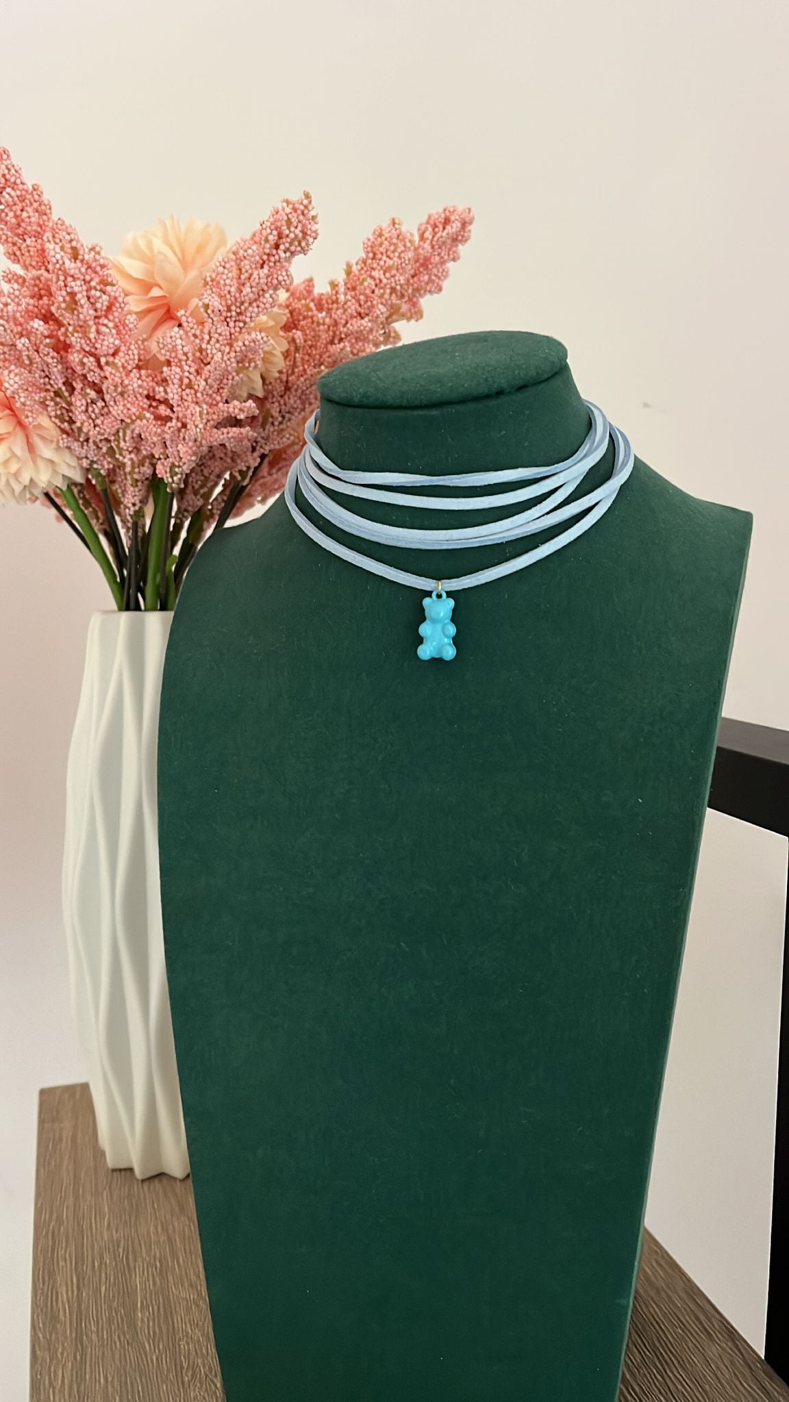 Collana filo multicolor con teddy in SPECIAL PRICE