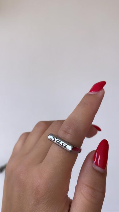 Anello Ring con incisione