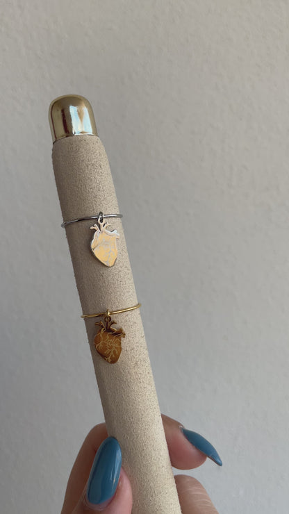 Anello cuore anatomico