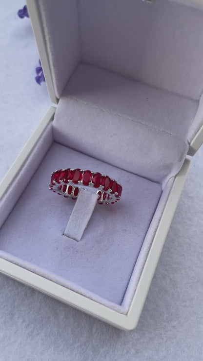 Anello veretta colorata