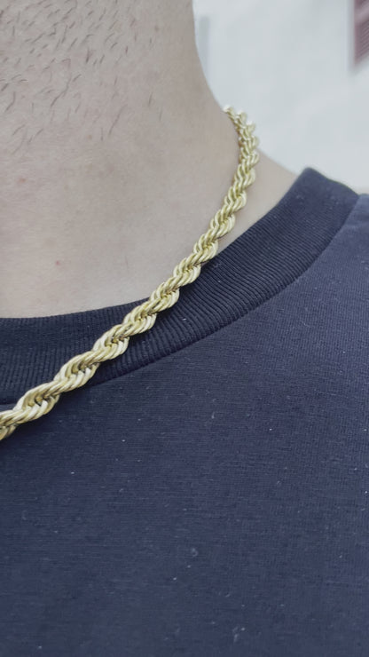 Collana fune girocollo